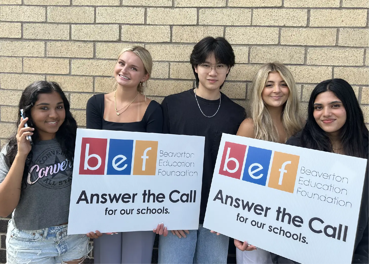 Beaverton Education Foundation Answer the Call fundraising campaign