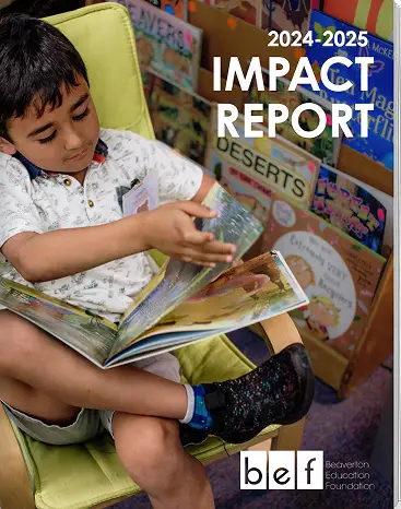 Cover of the BEF impact report.