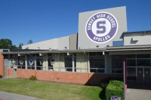 Sunset High School in Beaverton, Oregon