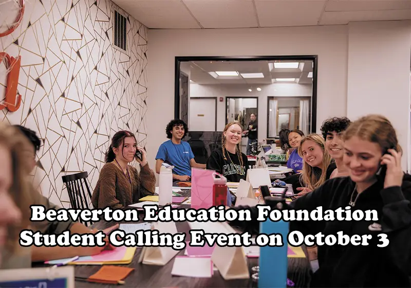 Beaverton Education Foundation day of gratitude on october 3