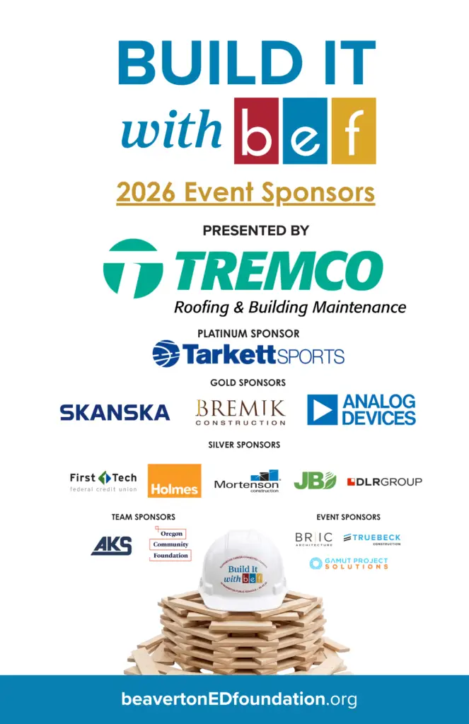 2026 Build It with BEF Event Sponsors